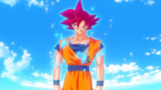 Super saiyan goku yellow blue - his hip free wallpaper