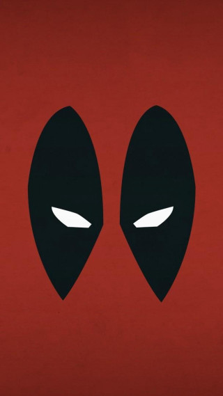 Red background deadpool face black - verdadism free wallpaper