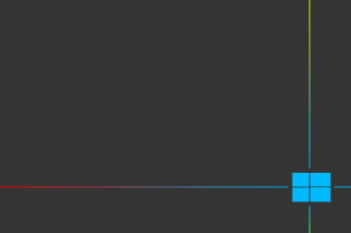 Black background blue rectangle red - bauhau free wallpaper