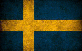 Grungy flag yellow cross blue - a grungy flag free wallpaper