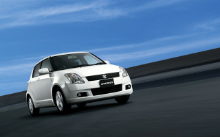 White suzuki car driving road - a road free wallpaper for desktop