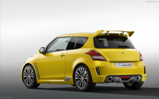Yellow car surfboard roof back - concept design free wallpaper