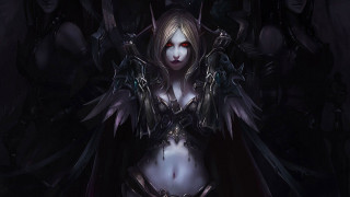Woman demon costume hood hands - concept art free wallpaper for desktop