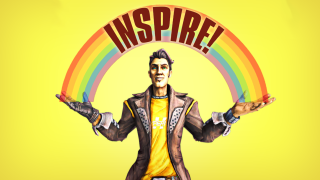 Man holding rainbow sign inspire - inspirational free wallpaper