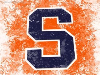 Grungy letter s blue orange - gritty free wallpaper