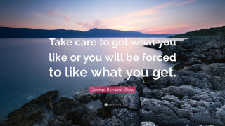 Quote rocky shore sunset george - a sunset in the background and a quote free wallpaper