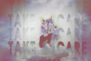 Man guitar sky clouds take - cafer bater free wallpaper