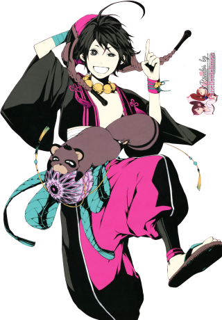 Woman kimono holding cat knife - awataguchi takamitsu free wallpaper