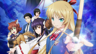 Anime characters blue background stars - a group of anime characters free wallpaper