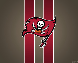 Football skull crossbone striped background - a football free wallpaper