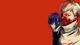 Bloody man holding woman bloody - a bloody face holding free wallpaper