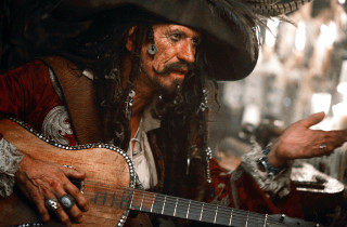 Man guitar hat beard mustache - his hand and a hat free wallpaper