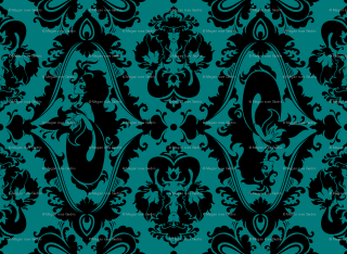 Blue black floral wallpaper design - floral free wallpaper