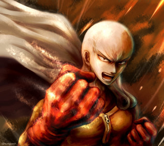 Cartoon character bald head wings - his face and chest free wallpaper