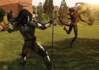 Man armor stick woman costume - weta digital free wallpaper