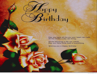 Birthday card roses yellow background - a friend free wallpaper