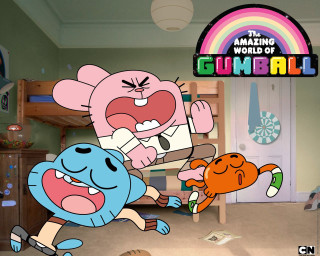 Cartoon character gumball bedroom bunk - dom qwek free wallpaper