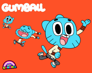 Cartoon character skateboarding friend running - a skateboard free wallpaper