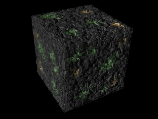 Black cube green yellow designs - cedric seaut keos masons free wallpaper
