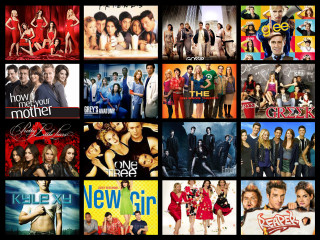 Tv shows collage past present - present free wallpaper