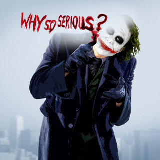 Man suit joker mask sign - holding free wallpaper