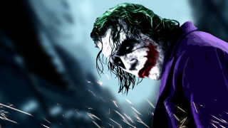 Joker purple green black dots - a purple shirt free wallpaper
