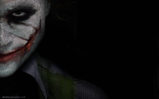 Joker dark room black background - charles codman free wallpaper
