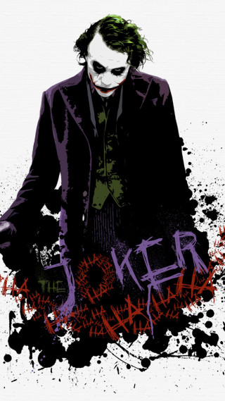 Joker suit tie paint splatter - a suit free wallpaper