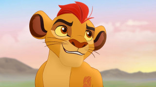Cartoon lion red mohawk pink - a pink sky free wallpaper