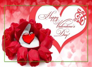 Valentine heart rose green border - a green border free wallpaper