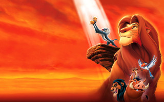 Lion king two little pigs - pixar and disney animation free wallpaper