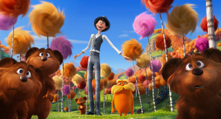Woman field bears lollipops dog - free happy birthday wallpaper