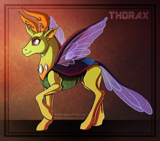 Yellow purple horse with wings - its chest free wallpaper