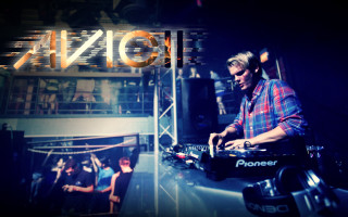 Man dj mixer sign anci - neon free wallpaper for desktop