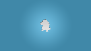 White bear blue background bear - figurativism free wallpaper