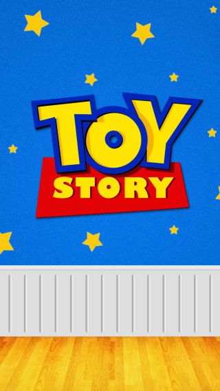 Toy story logo stars wall - a wall in a room free wallpaper