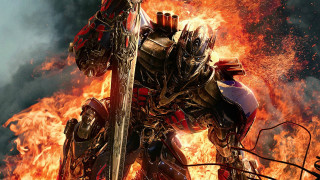 Robot fire sword flame burning - neoexpressionism free wallpaper