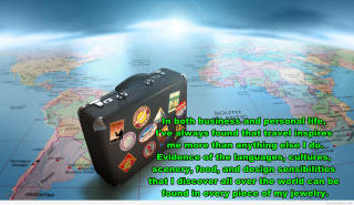 Suitcase map travel quote world - allen tupper true free wallpaper