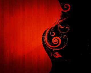 Red black swirly abstract tattoo - a red swirl free wallpaper