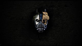 Masked person hand mask side - epic composition free wallpaper