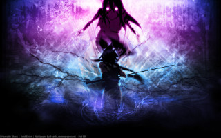 Woman sword purple blue demon 2 - a sword free wallpaper for desktop