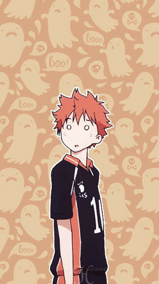 Boy red hair ghost heads - a beige background free wallpaper