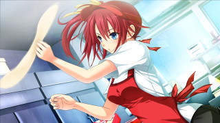 Girl red dress baseball bat - hint of yayoi kasuma free wallpaper
