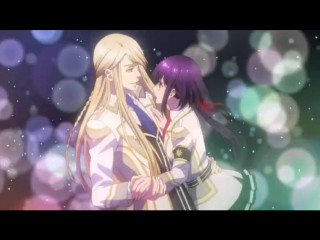 Anime couple characters blurry background 2 - rayonism free wallpaper for desktop