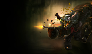 Cartoon character gun demon shoulder - his shoulder free wallpaper