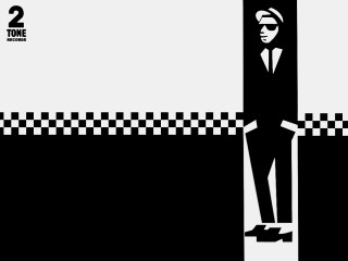 Man suit sunglasses doorway checkered - dave kendall free wallpaper