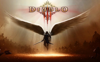 Man with wings and sword - a picture of a man free wallpaper