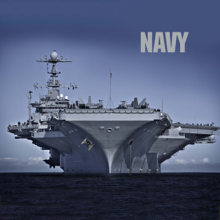 Large navy ship ocean navy - back side free wallpaper