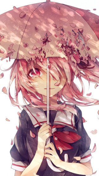 Girl pink umbrella red pants - red pants free wallpaper