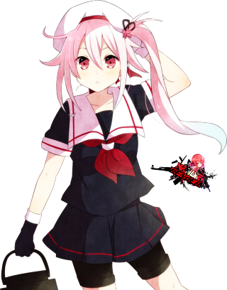 Pink haired girl black dress 2 - an anime drawing free wallpaper